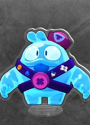 Акриловая коллекционная фигурка brawl stars сквик 10 см