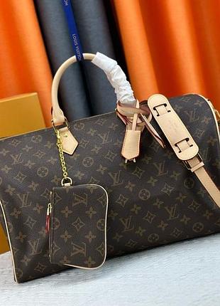 Louis vuitton keepall speedy сумка чоловіча коричнева дорожня