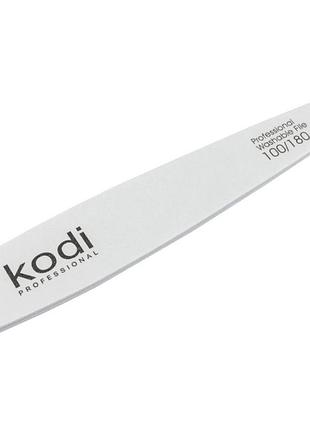 Пилка для нігтів kodi professional №30 конусна 100/180 біла