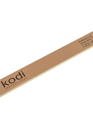 Пилка для нігтів kodi professional №8 120/180 золотиста