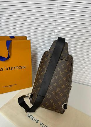 Сумка мужская бананка louis vuitton слинг avenue