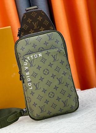 Сумка louis vuitton чоловіча унісекс оригінал зелена