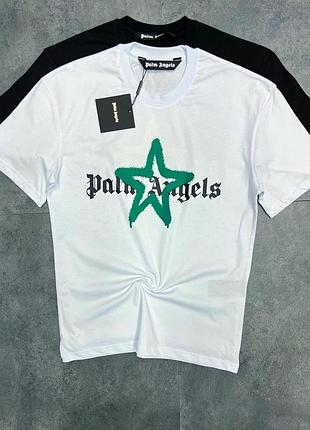Palm angels футболка біла чоловіча унісекс
