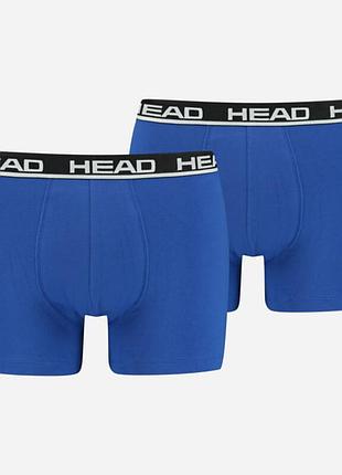 Набор мужских боксеров синего цвета head basic boxer, 2 шт.