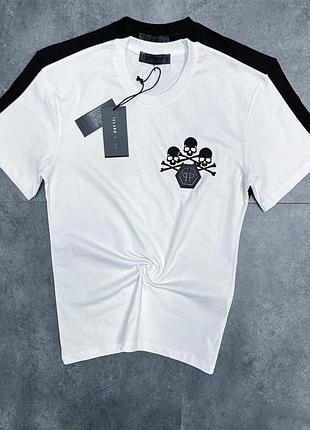 Футболка мужская philipp plein белая