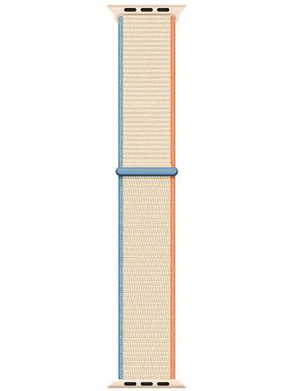 Ремешок nylon для apple watch 38/40/41/42mm(ser.10) бежевый / cream