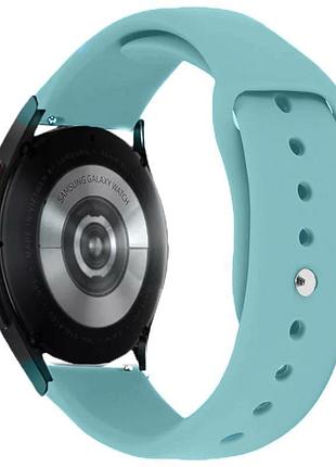 Силиконовый ремешок sport для smart watch 22mm бирюзовый / turquoise