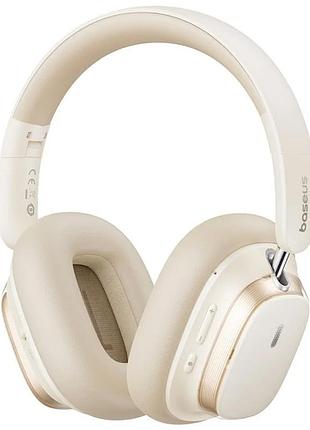 Накладные беспроводные наушники baseus bowie h1s noise-cancellation (a00075301) stellar white