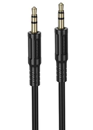 Аудіо кабель aux borofone bl25 nice (1m) black