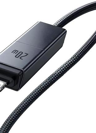 Дата кабель baseus versatile two-for-two usb/type-c to type-c/lightning 60w (2m) (p10383000) cluster black 5