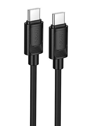 Дата кабель hoco x122 benefit type-c to type-c 60w (1m) black