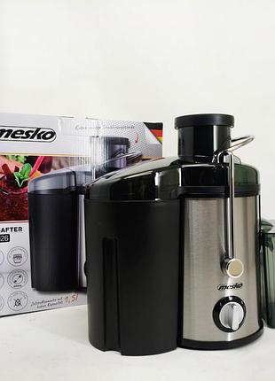 Соковитискач відцентровий mesko ms 4126b 600вт