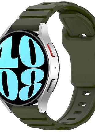 Силіконовий ремінець defense для smart watch 22mm dark olive