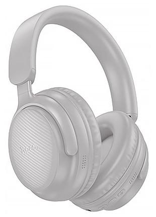 Накладные беспроводные наушники hoco w53 tone gray