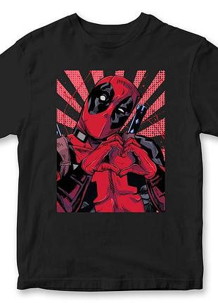 Футболка "deadpool" дедпул 3 черный, l
