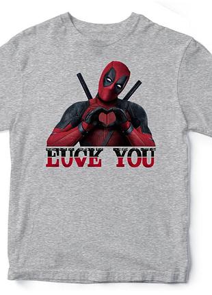 Футболка "deadpool" дедпул 2 серый, 2xl