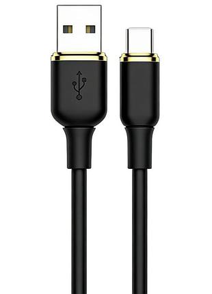 Дата кабель amaya c89 usb to type-c 3a (1m) black