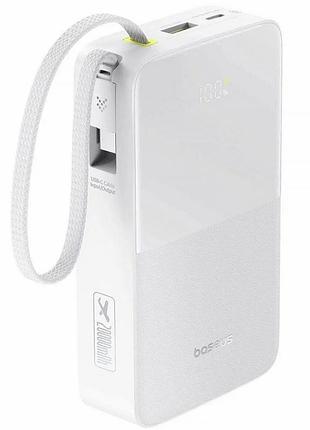 Повербанк baseus enerfill fc51 bipow2 pro 22.5w power bank 20000 mah white
