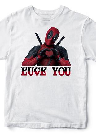 Футболка "deadpool" дедпул 2 белый, m