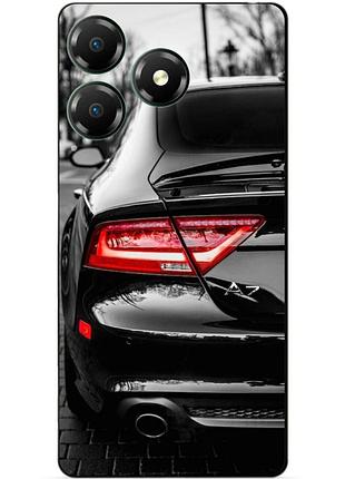Чехол силиконовый бампер для zte blade a36 с рисунком audi ауди машина авто