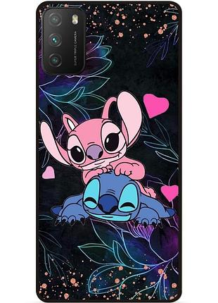 Силіконовий бампер чохол для xiaomi poco m3 з малюнком стіч stitch