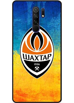 Силиконовый чехол бампер для xiaomi redmi note 8 pro с рисунком шахтер донецк