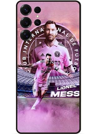 Силіконовий чохол бампер для samsung s24 ultra з малюнком leo messi мессі