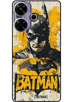 Чехол силиконовый бампер для zte blade a75 с рисунком batman dc бэтмен
