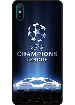 Силіконовий чохол бампер для huawei y5 2019 з малюнком лига чемпионов