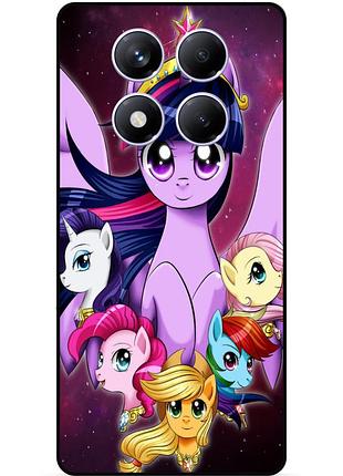 Силиконовый бампер чехол для tecno spark 30 pro с рисунком пони пинки пай мой маленький пони