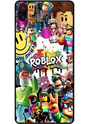Силиконовый чехол для huawei p smart z с рисунком роблокс roblox