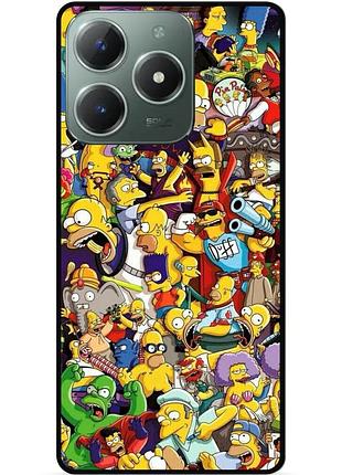 Силіконовий чохол бампер для infinix smart 8 plus (x6526) з малюнком стикери гравіті фолз футурама маріо