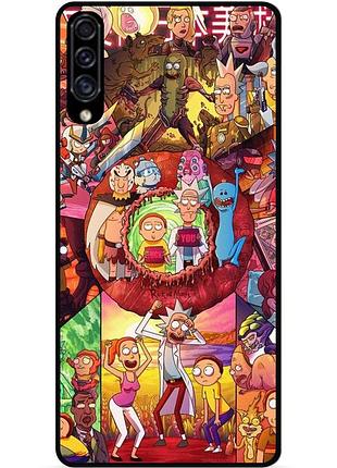 Силіконовий чохол бампер для huawei p smart 2021 з малюнком rick and morty рік і морті