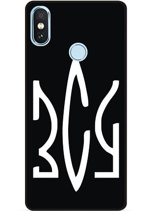 Силіконовий чохол бампер для xiaomi redmi note 6 pro з малюнком зсу украина