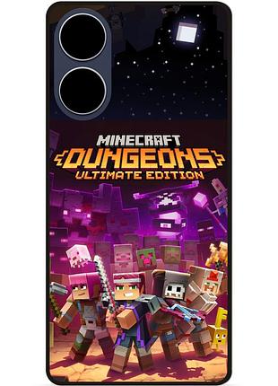 Силіконовий чохол бампер для oppo a60 стів minecraft кріпер майнкрафт