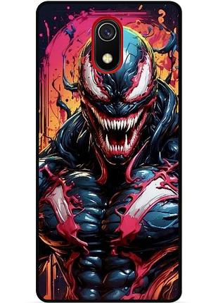 Силіконовий бампер чохол для samsung j6 plus з малюнком веном marvel venom
