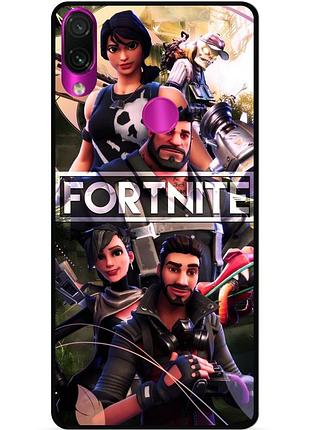 Силиконовый чехол бампер для huawei p20 lite с картинкой фортнайт fortnite