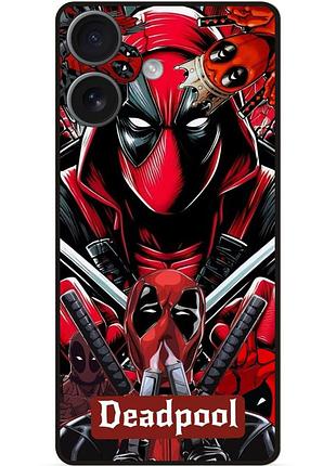 Силіконовий бампер чохол для iphone 17 з малюнком deadpool дедпул