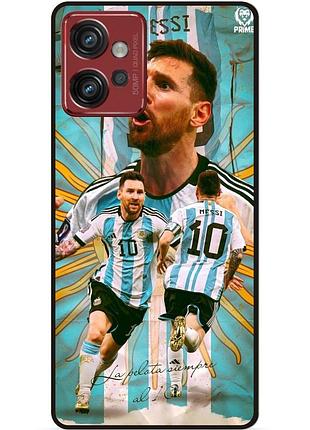Силіконовий чохол бампер для motorola moto g32 з малюнком messi or мессі