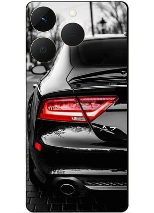 Чехол силиконовый бампер для realme 15t с рисунком audi ауди машина авто