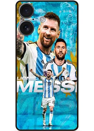 Силіконовий чохол бампер для huawei honor 400 з малюнком messi мессі