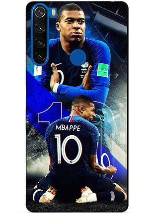 Силиконовый бампер чехол для xiaomi redmi note 8 с рисунком mbappe франция мбаппе