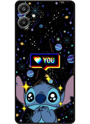 Силиконовый бампер чехол для samsung a05 лило и стич stitch