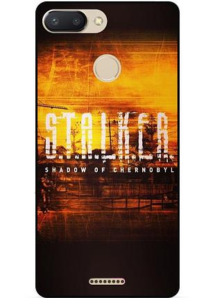 Силіконовий бампер чохол для xiaomi redmi 6 з малюнком stalker сталкер