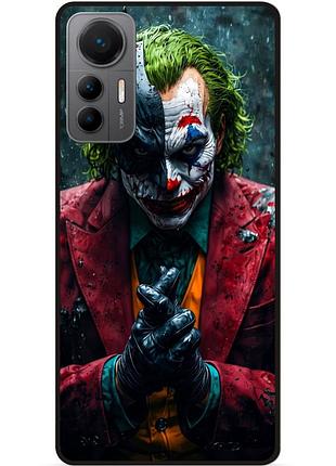 Чехол силиконовый бампер для xiaomi 12 lite с рисунком джокер бэтмен
