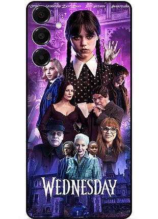 Силиконовый чехол для samsung a15 уэнздей wednesday