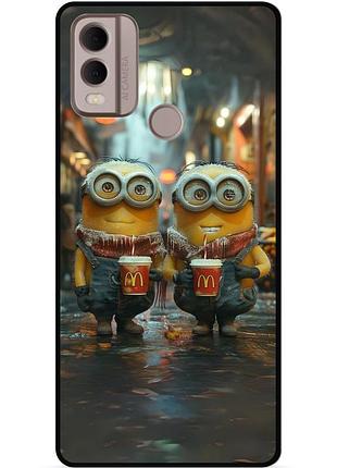 Силіконовий чохол бампер для nokia c22 з малюнком міньйони minion