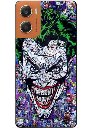 Чехол силиконовый бампер для motorola moto g06 с рисунком джокер joker