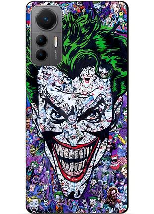 Чехол силиконовый бампер для xiaomi 12 lite с рисунком джокер joker