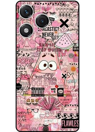 Силиконовый чехол для huawei honor 400 lite с рисунком губка боб sponge bob